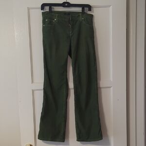 J. Crew Forest Green Corduroy Pants
